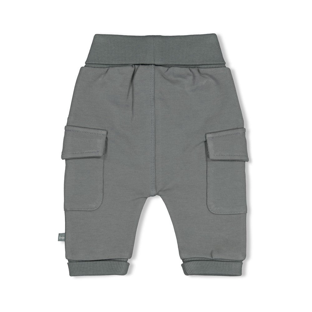 BEEP BEEP — Organic Cotton French Terry Cargo Fashion Pants
