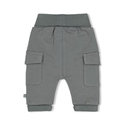 BEEP BEEP — Organic Cotton French Terry Cargo Fashion Pants