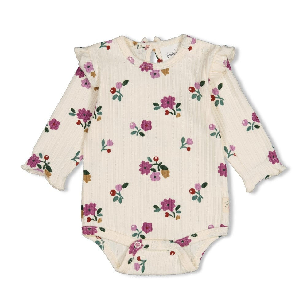 AFTERNOON TEA	— Organic Cotton Fancy Rib Floral Body