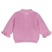 AFTERNOON TEA	— Organic Cotton Knit Floral Sweater