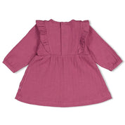 AFTERNOON TEA— Organic Cotton Fancy Rib Fashion Dress