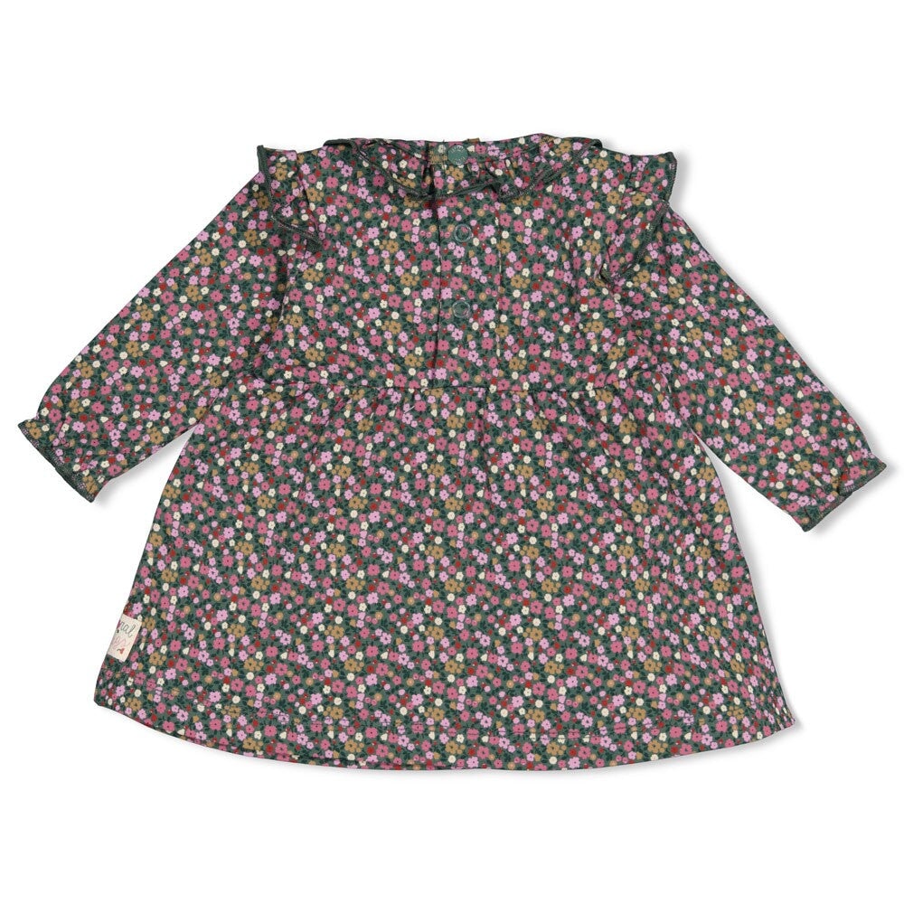 AFTERNOON TEA	 — Organic Cotton Single Jersey Floral Fashion Dress