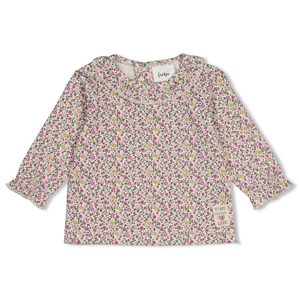 AFTERNOON TEA— Organic Cotton Single Jersey Floral Fashion Top
