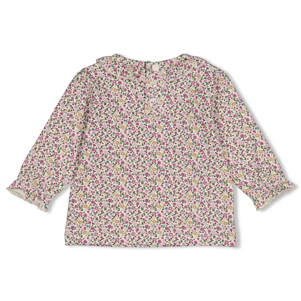 AFTERNOON TEA— Organic Cotton Single Jersey Floral Fashion Top
