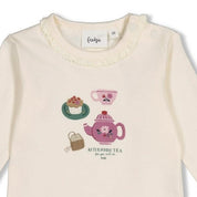 AFTERNOON TEA	— Organic Cotton Single Jersey Graphic Fashion Top