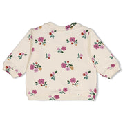 AFTERNOON TEA — Organic Cotton French Terry Floral Sweat Top