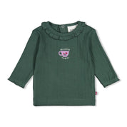 AFTERNOON TEA	— Organic Cotton Fancy Rib Fashion Top