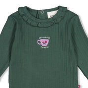 AFTERNOON TEA	— Organic Cotton Fancy Rib Fashion Top