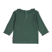 AFTERNOON TEA	— Organic Cotton Fancy Rib Fashion Top