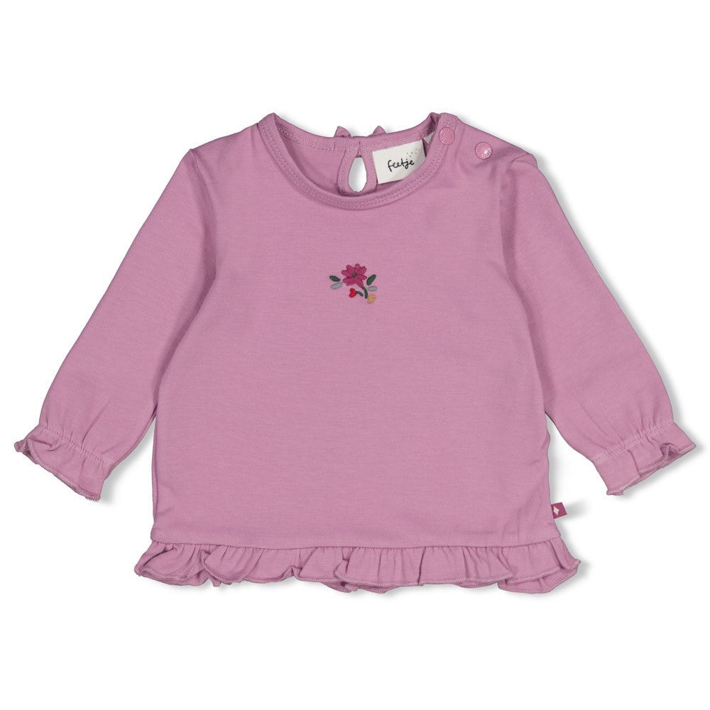 AFTERNOON TEA	— Organic Cotton Single Jersey Ruffle Fashion Top