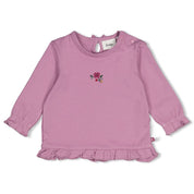 AFTERNOON TEA	— Organic Cotton Single Jersey Ruffle Fashion Top