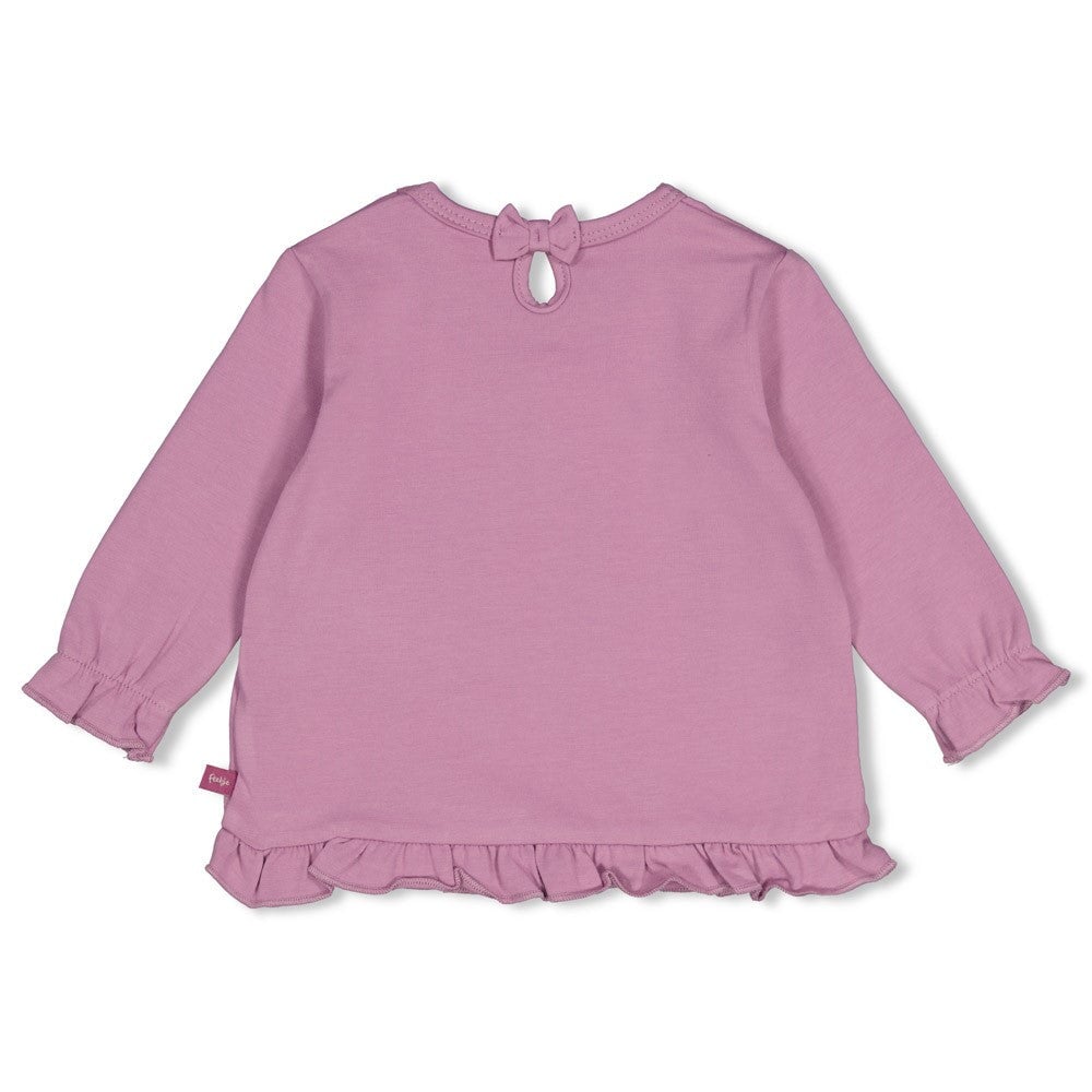 AFTERNOON TEA	— Organic Cotton Single Jersey Ruffle Fashion Top