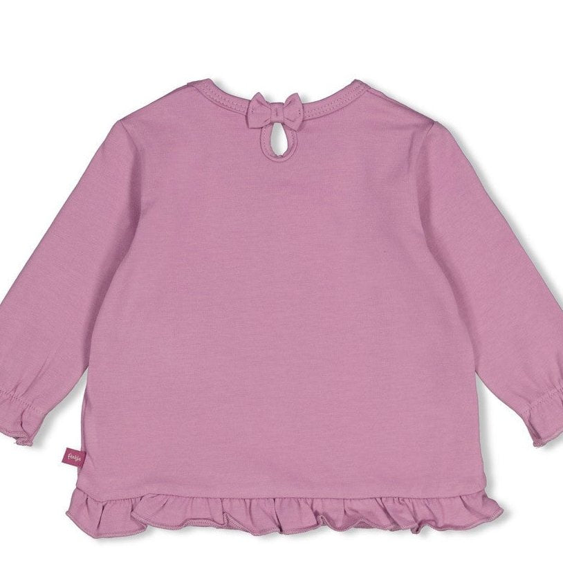 AFTERNOON TEA	— Organic Cotton Single Jersey Ruffle Fashion Top