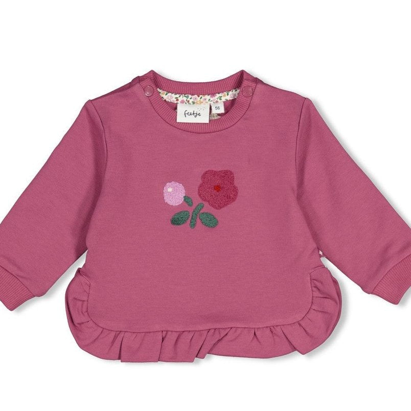 AFTERNOON TEA	— Organic Cotton French Terry Fashion Sweat Top