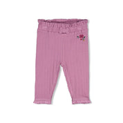 AFTERNOON TEA	— Organic Cotton Fancy Rib Ruffle Leggings