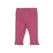 AFTERNOON TEA	— Organic Cotton Fancy Rib Ruffle Leggings