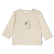 WIGGLE AND WADDLE — Organic Cotton "Little One's On The Move" Graphic Fashion Top