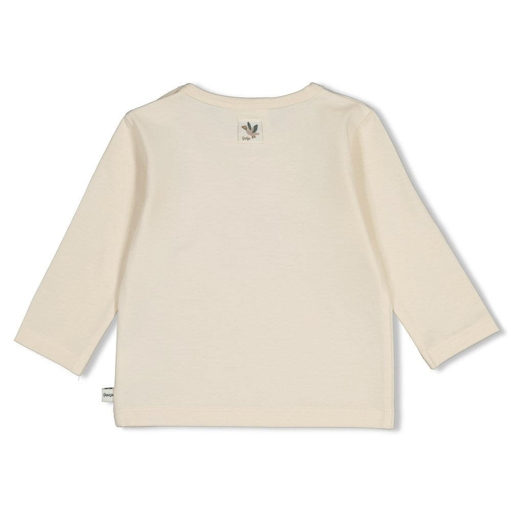 WIGGLE AND WADDLE — Organic Cotton "Little One's On The Move" Graphic Fashion Top