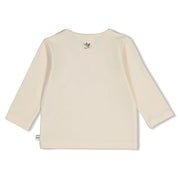 WIGGLE AND WADDLE — Organic Cotton "Little One's On The Move" Graphic Fashion Top