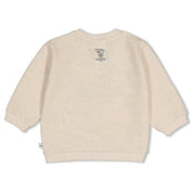 WIGGLE AND WADDLE — Organic Cotton Elastic French Terry Flying Duck Sweat Top