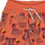 EL SOL French Terry "PALM TREE PWR" Short