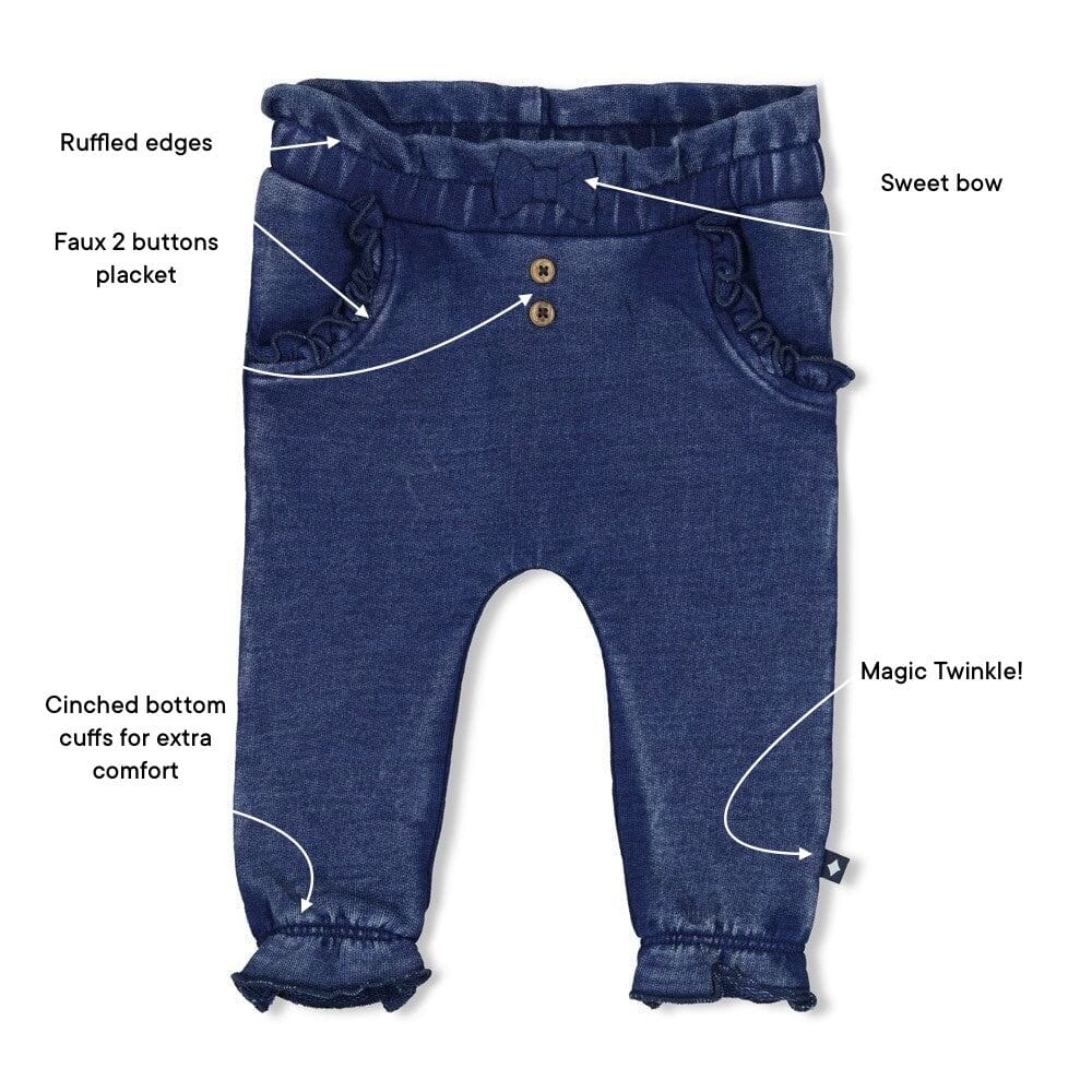 KEEPSAKE DENIM - Knit French Terry Fashion Denim Pants
