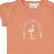 FLAMINGO Buttery Soft "Love and Peace" Top