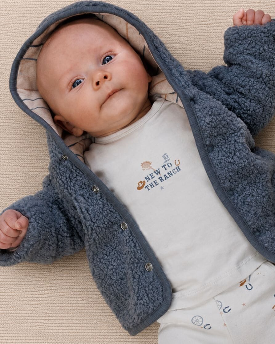 HOWDY - Teddy Bouclé Reversible Jacket with Hood