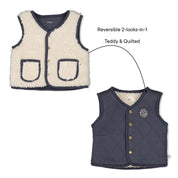 NARWAL - Reversible Teddy & Quilted Fashion Vest