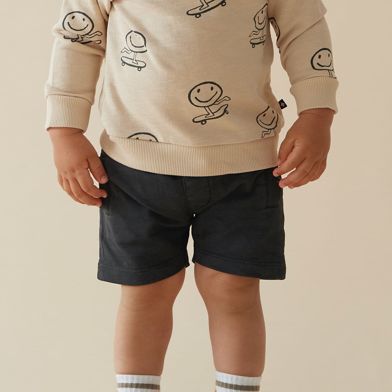 CHECKMATE Organic Cotton French Terry Shorts