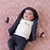 SWAN LAKE - Reversible Faux Fur & Peached Jersey Jacket