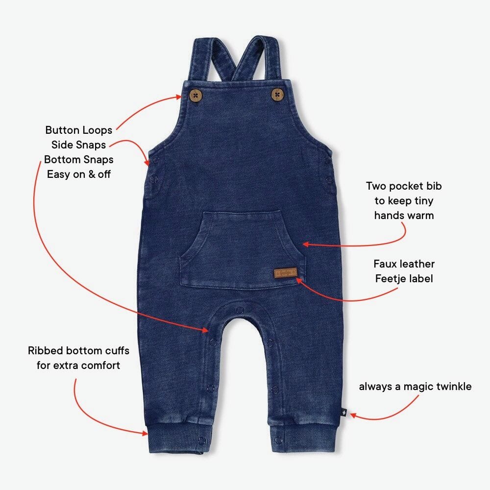 KEEPSAKE DENIM - French Terry Knit Classic Overalls