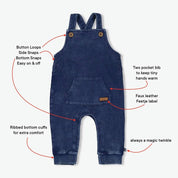 KEEPSAKE DENIM - French Terry Knit Classic Overalls