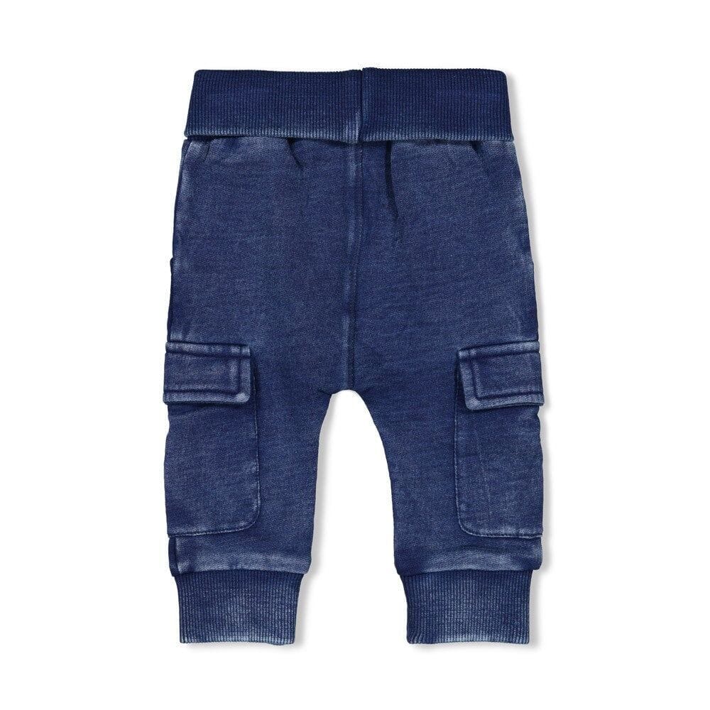 KEEPSAKE DENIM - Knit French Terry Cargo Denim Pants