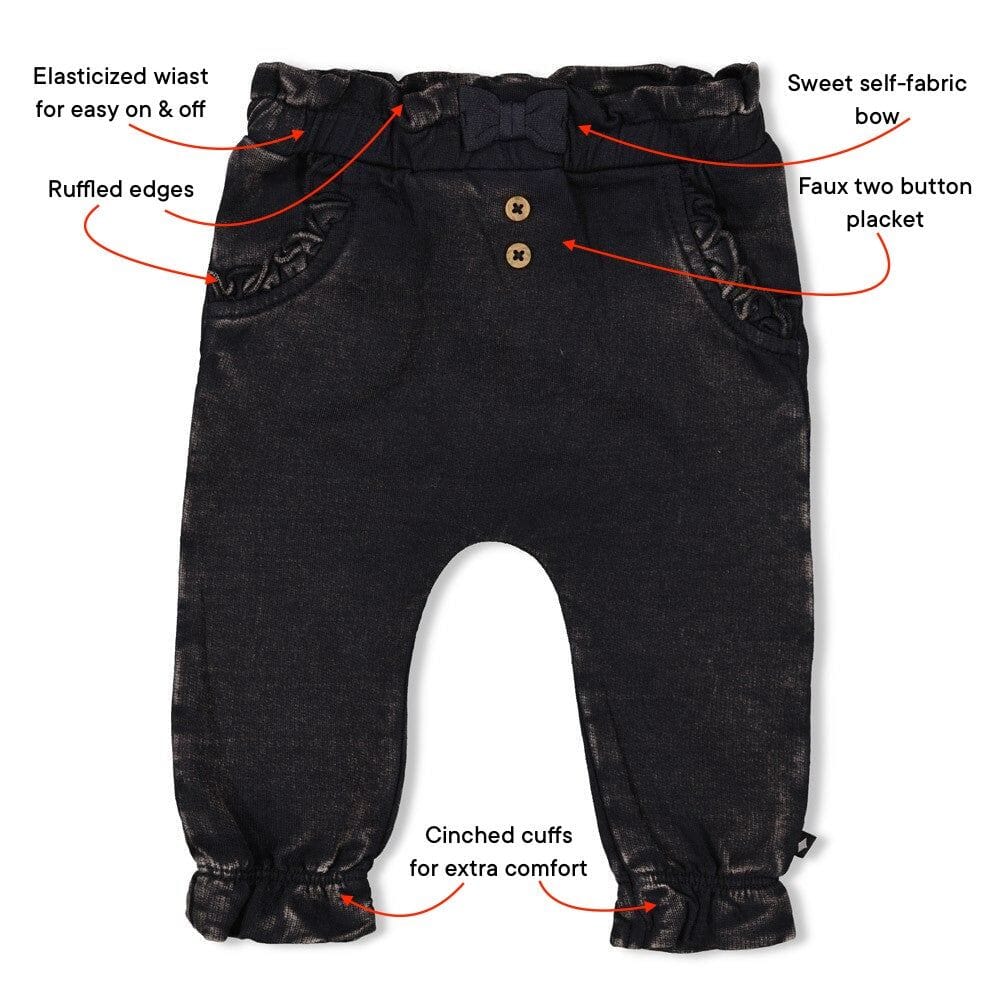 KEEPSAKE DENIM - Knit French Terry Fashion Denim Pants