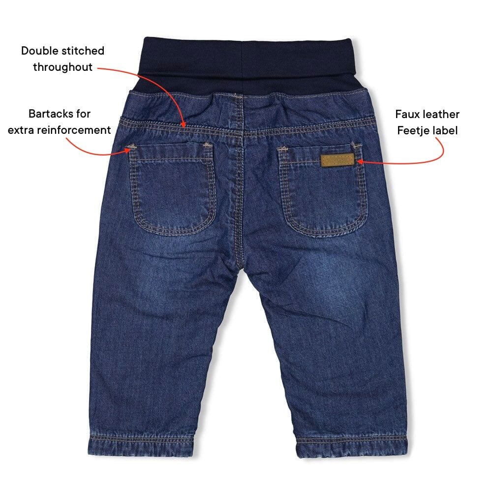 KEEPSAKE DENIM - Knit Rollover Waist Premium Jeans