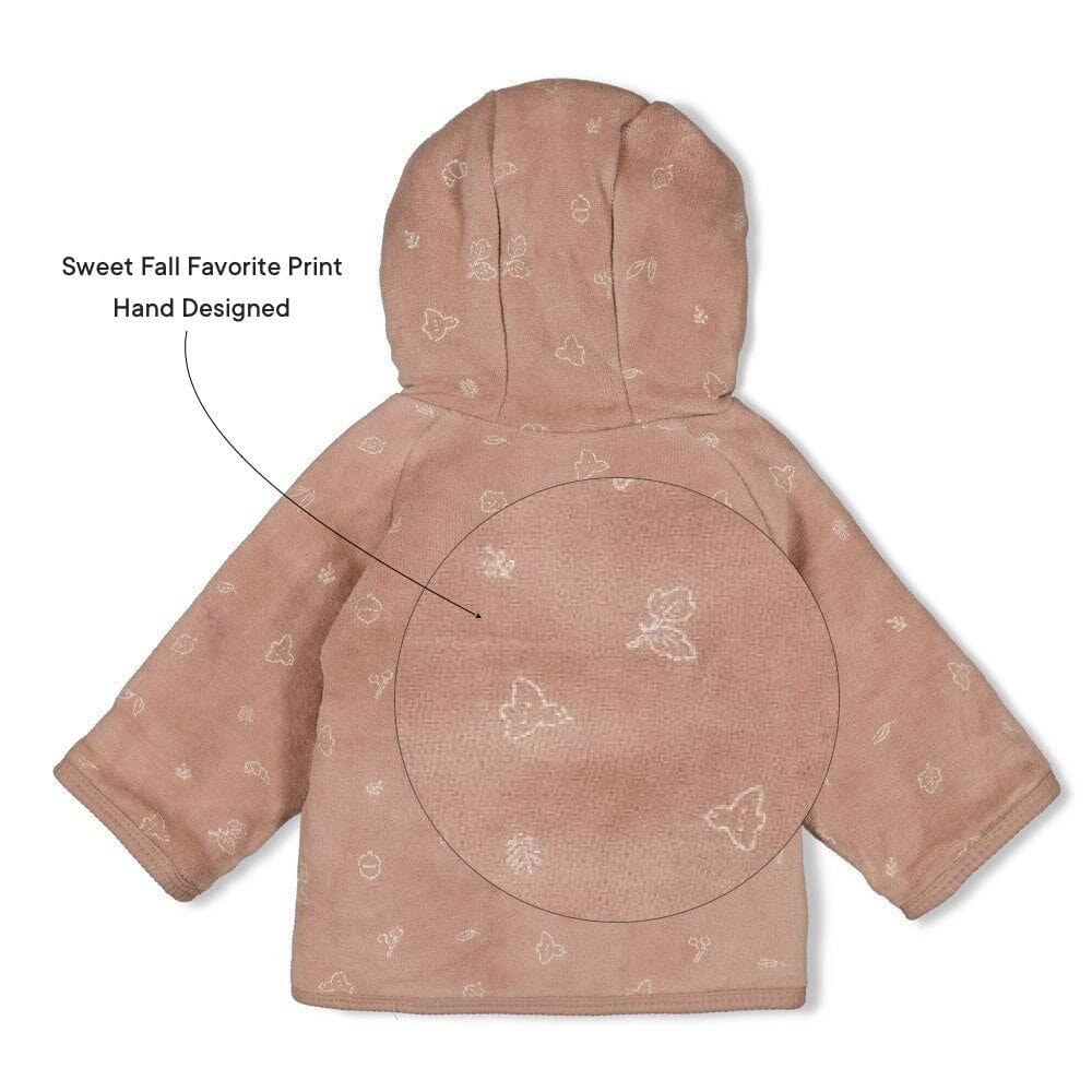 FALL FAVORITES - Velour & Single Jersey Reversible Jacket