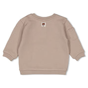 WILD WORLD - French Terry Henley Collar Sweat Top