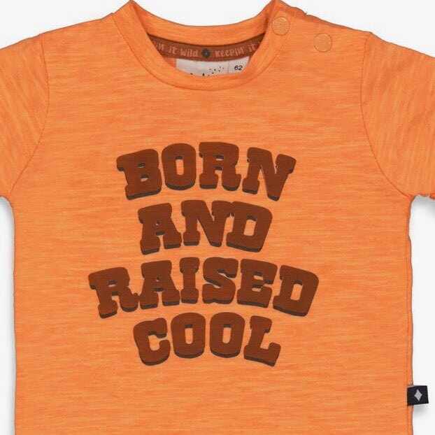 YEEHAW "Born snd Raised Cool" Slub Yarn Top