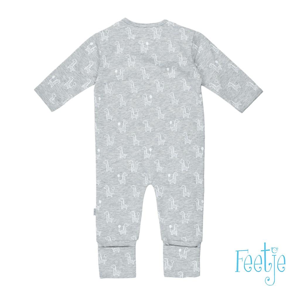 GIRAFFE Allover Print Overall Special Feet