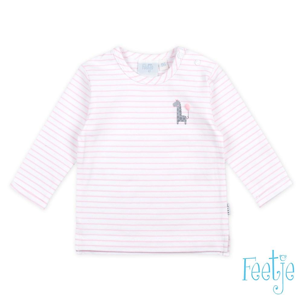 GIRAFFE Stripe Pink Balloon Top