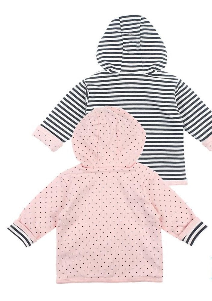 DOTS Reversible Jacket with Hood
