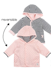 DOTS Reversible Jacket with Hood