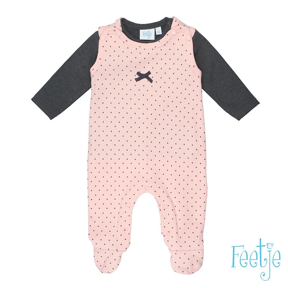 DOTS Allover Print 2-Piece Romper Set