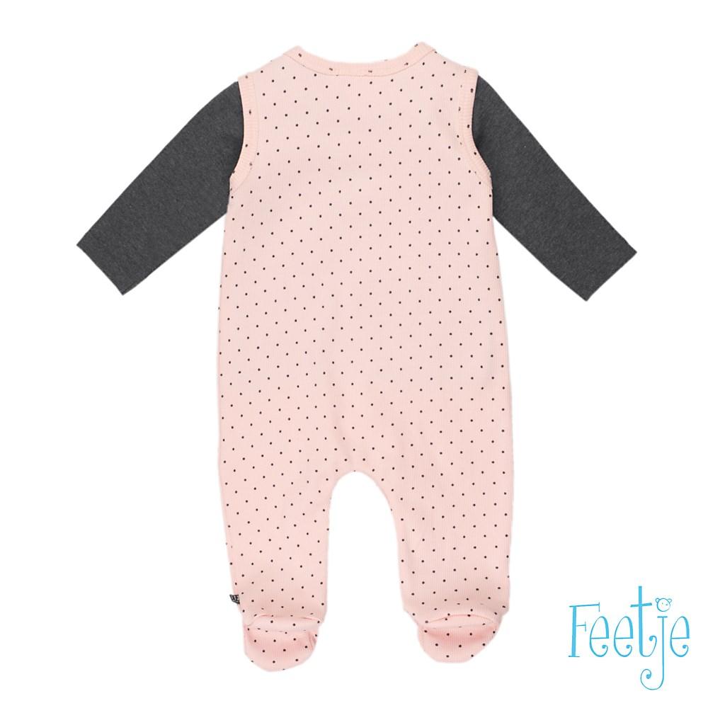 DOTS Allover Print 2-Piece Romper Set