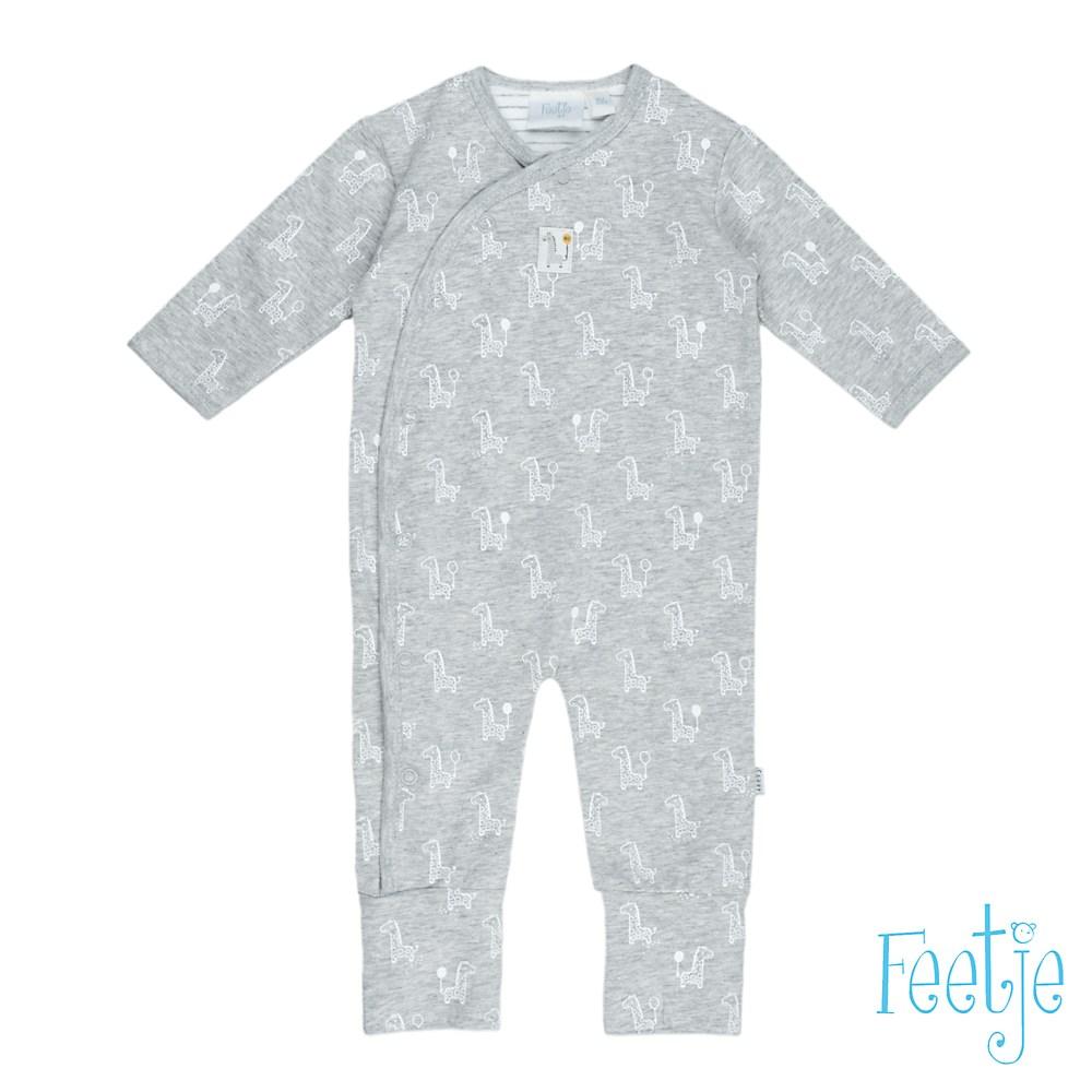 GIRAFFE Allover Print Overall Special Feet