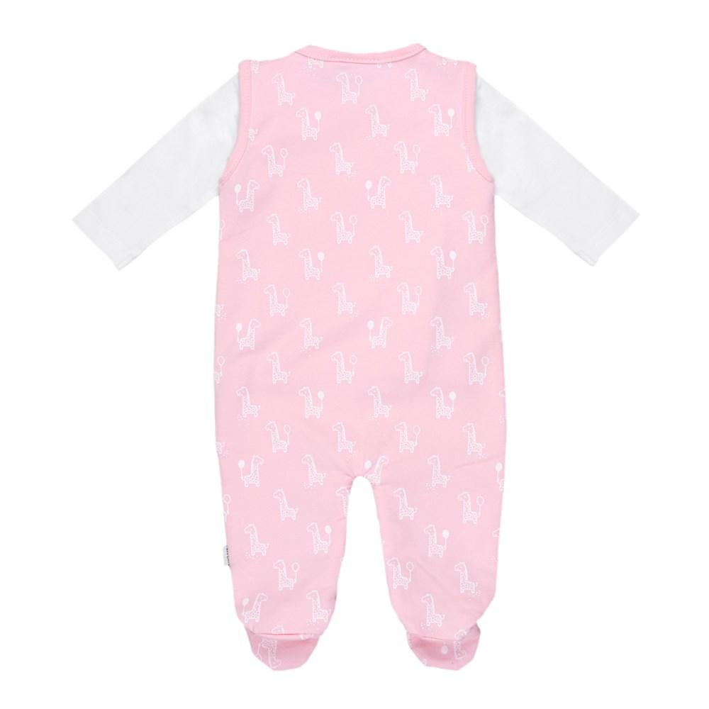 GIRAFFE Allover Print 2-Piece Romper Set