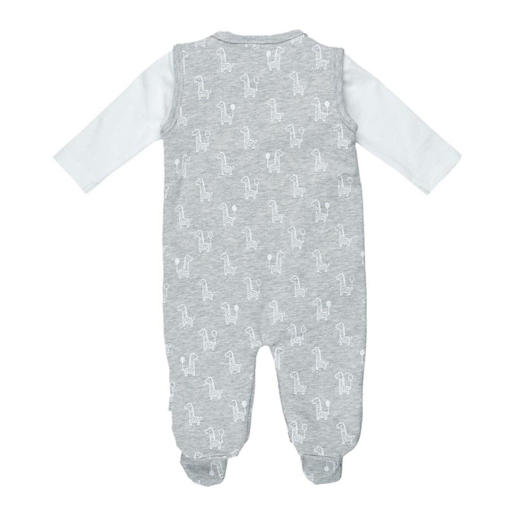 GIRAFFE Allover Print 2-Piece Romper Set