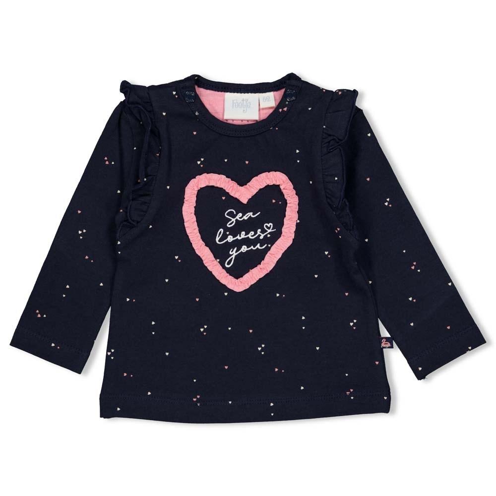 SEASIDE KISSES Special Heart Long Sleeve Top