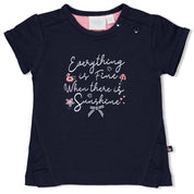SEASIDE KISSES Print Short Sleeve Top